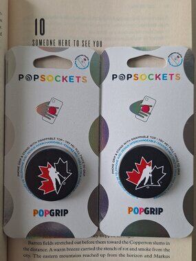 2x team Canada hockey popsockets for a cell phone - new pop socket